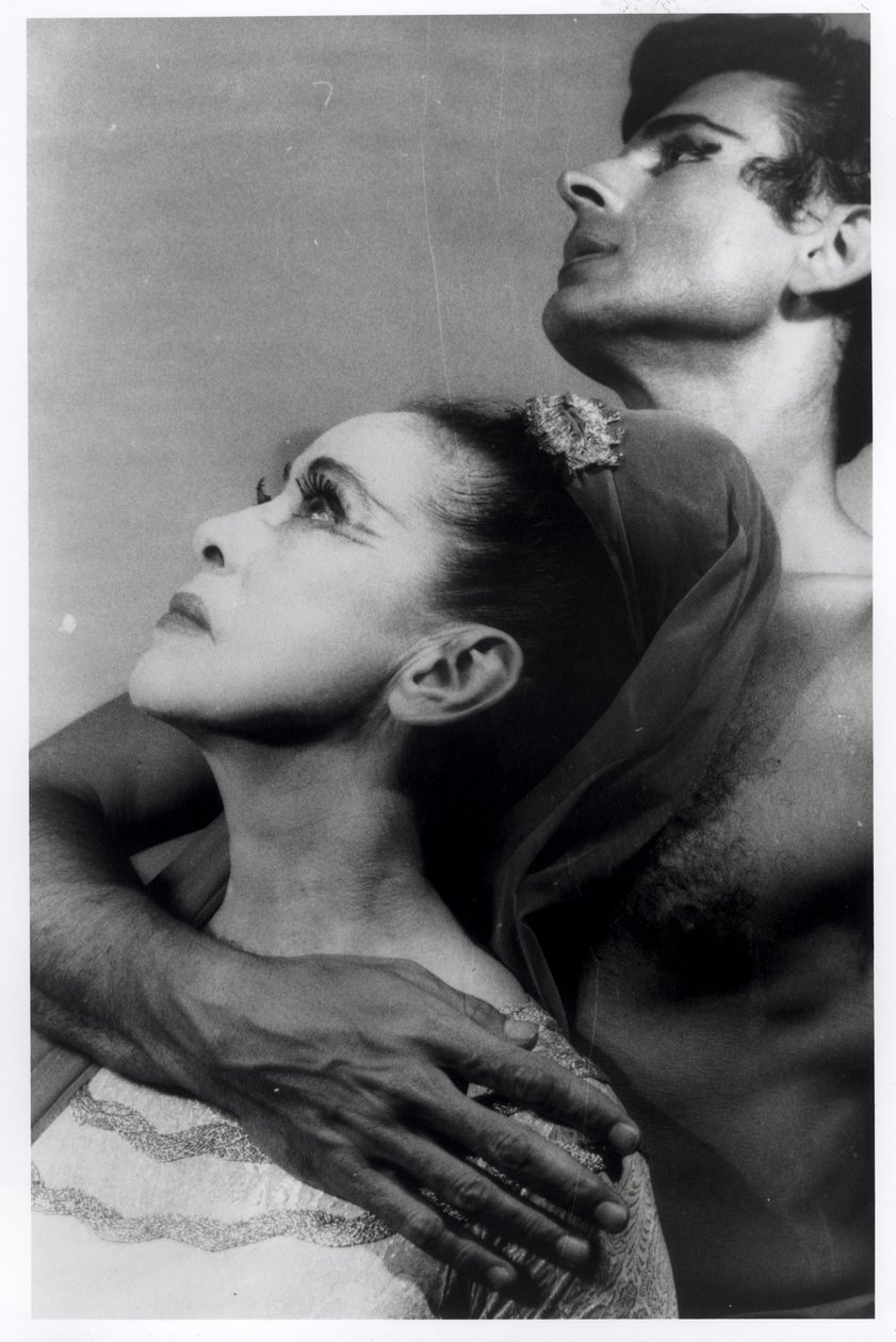 Martha Graham (1894-1991) and Bertram Ross (1920-2003) in 