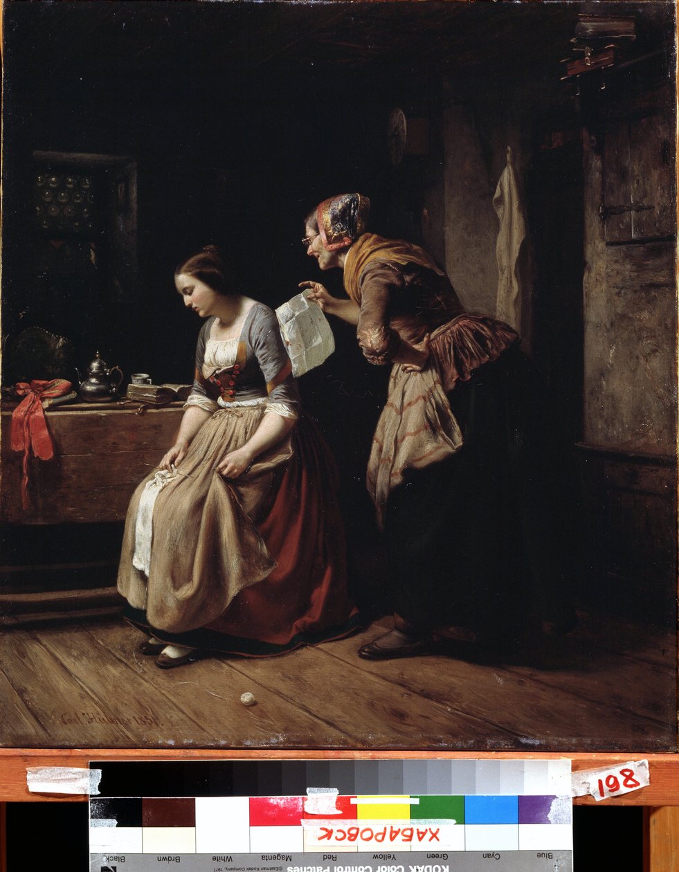 A Letter by Carl Wilhelm Hübner
