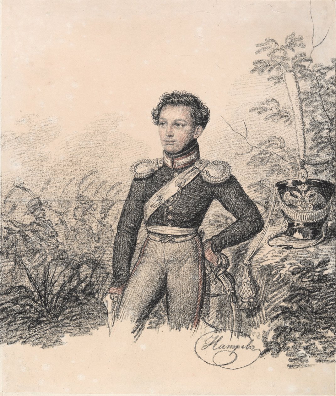 Portrait of Pavel Kotlubitsky by Carl von Hampeln