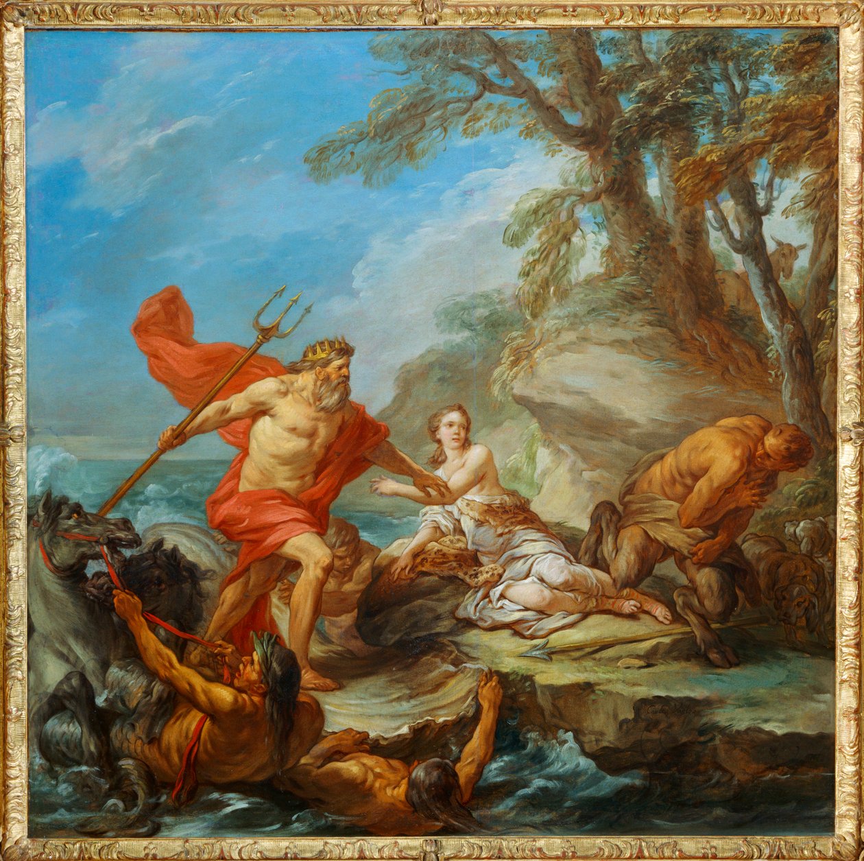 Neptune and Amymone by Carle Vanloo