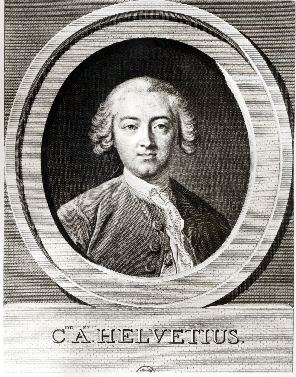 Portrait of Claude Adrien Helvetius, French Philosopher by Carle van Loo