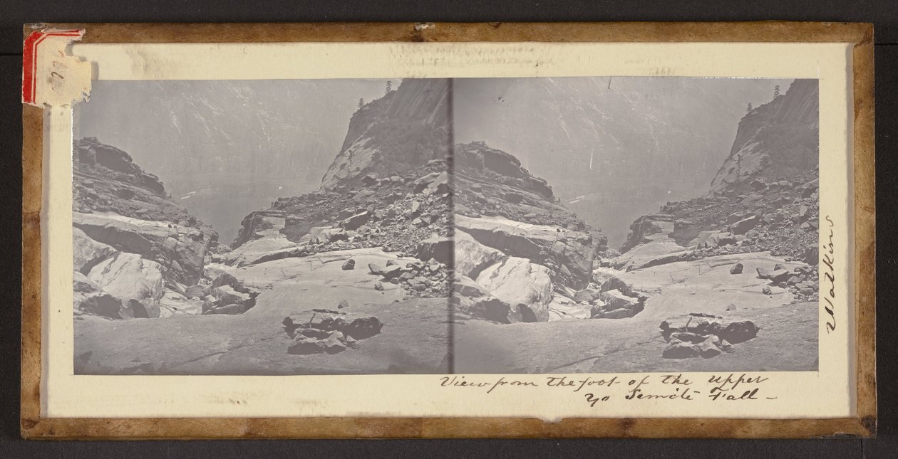 View from the Foot of the Upper Yosemite Fall by Carleton E. Watkins