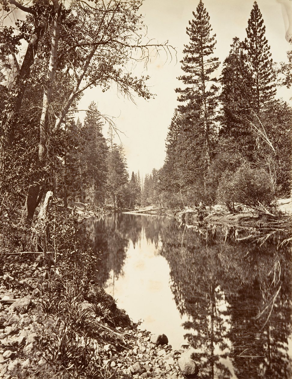 Merced River, Yosemite by Carleton E. Watkins.