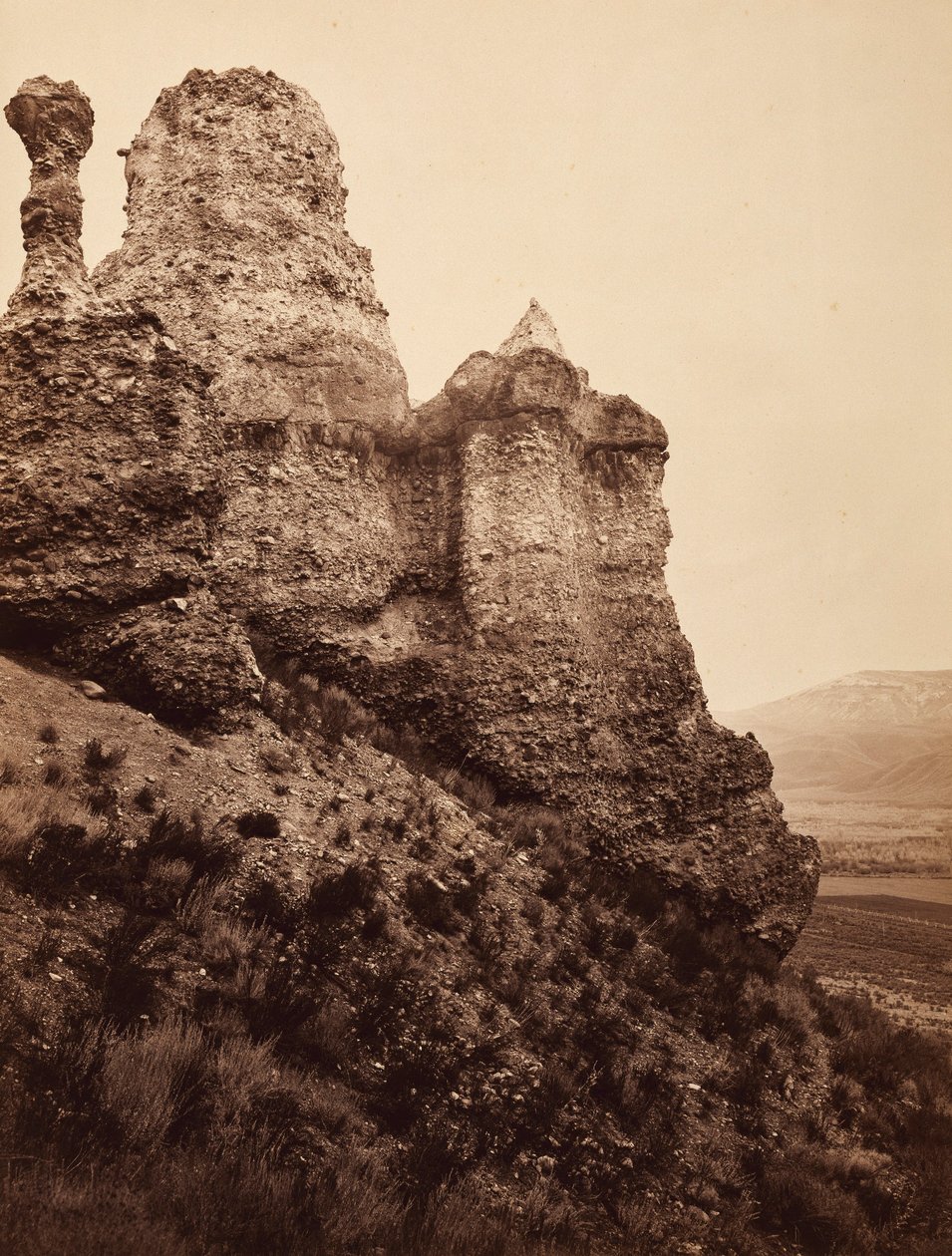 Witches Rock, near Echo City, Utah by Carleton E. Watkins