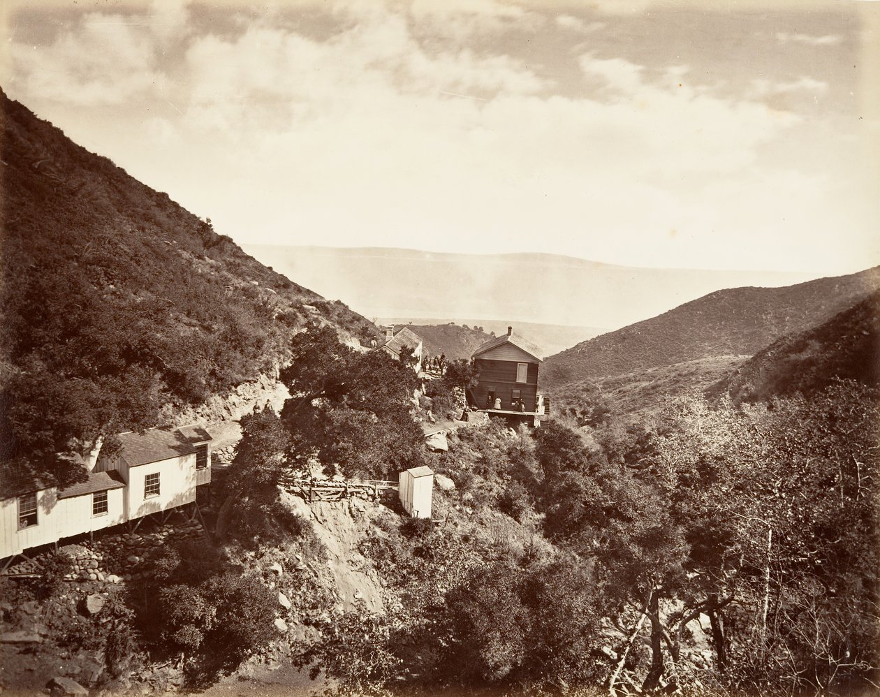 Hot Sulphur Springs, Santa Barbara by Carleton Emmons Watkins
