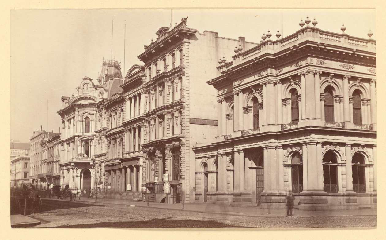 [Cal. St. Looking East, S.F.] by Carleton Watkins