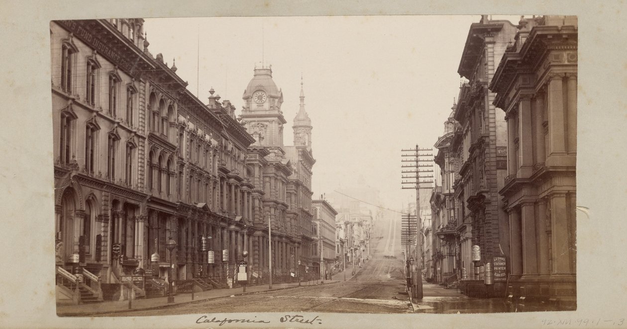 California Street by Carleton Watkins