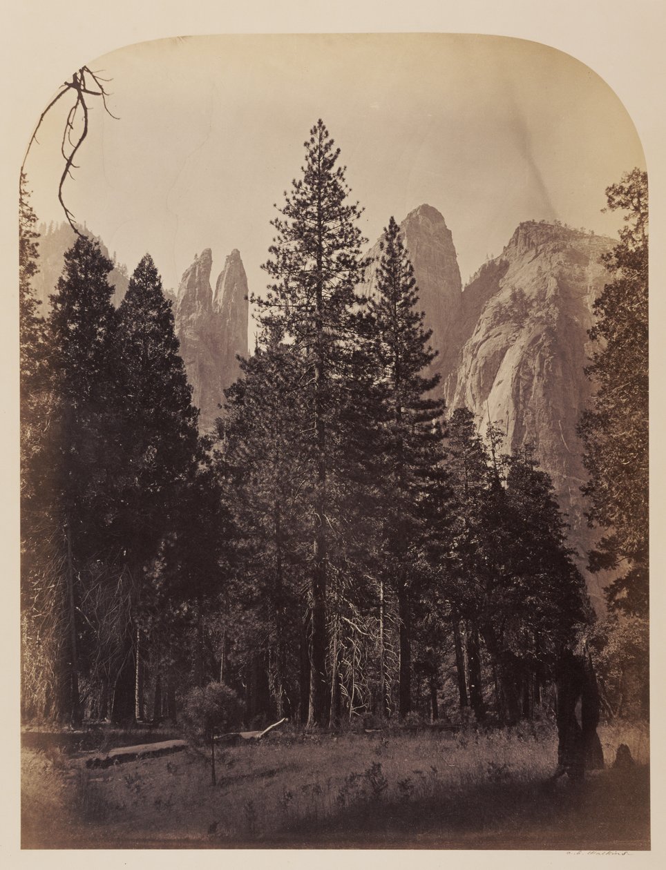Cathedral Spires - Yosemite by Carleton Watkins