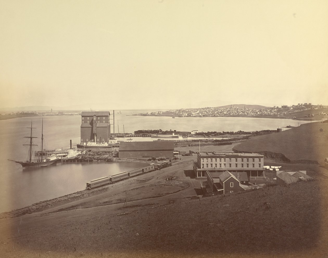 City of Vallejo from South Vallejo by Carleton Watkins