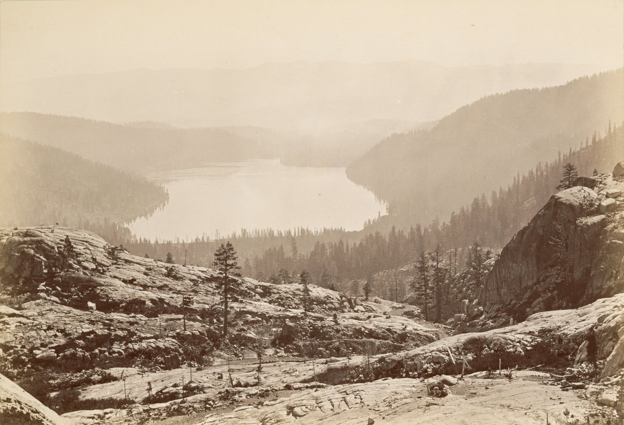 Donner Lake, California by Carleton Watkins