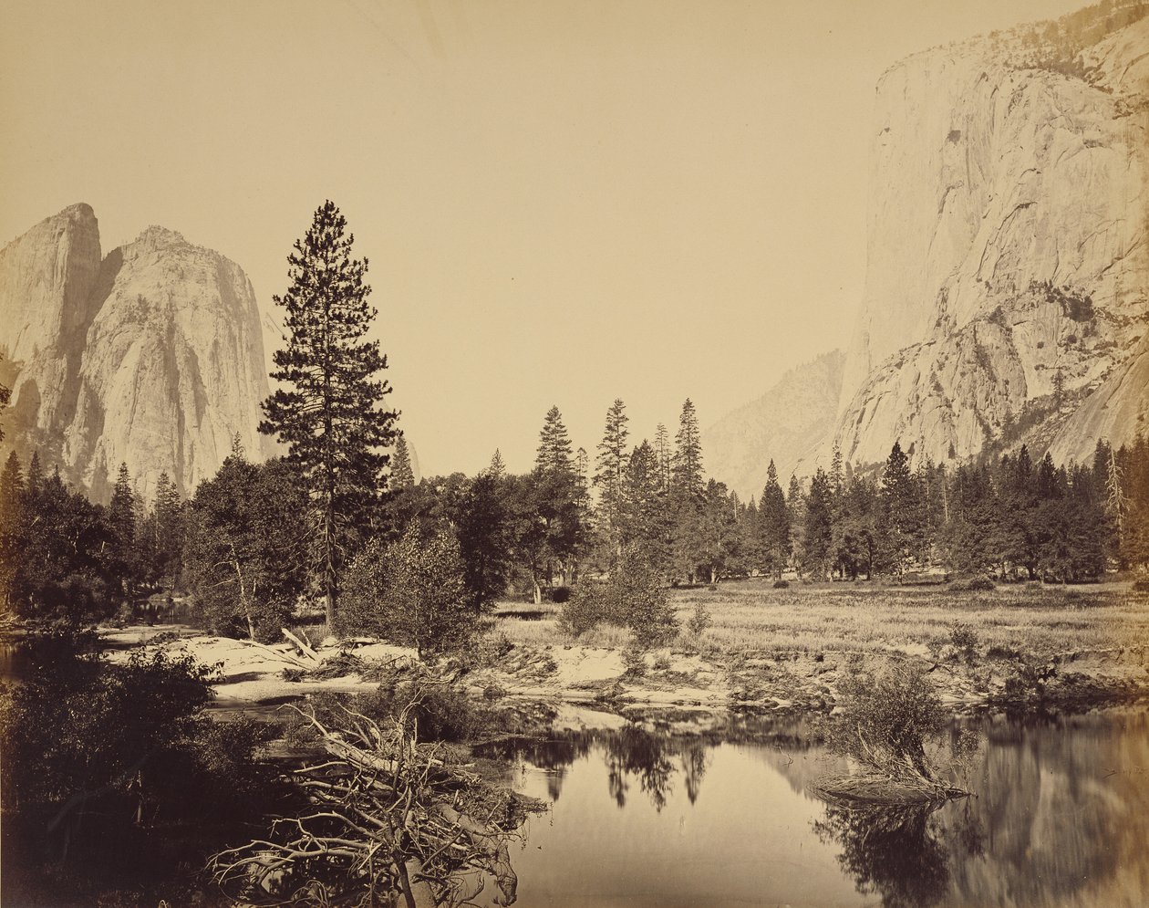 Down the Valley by Carleton Watkins