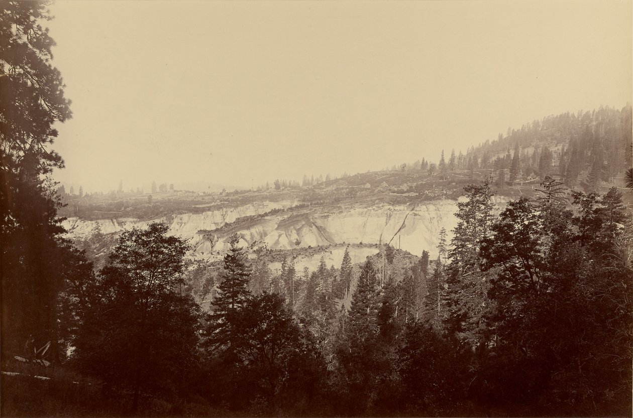 General View, Relief Hill, Nevada, Co. by Carleton Watkins