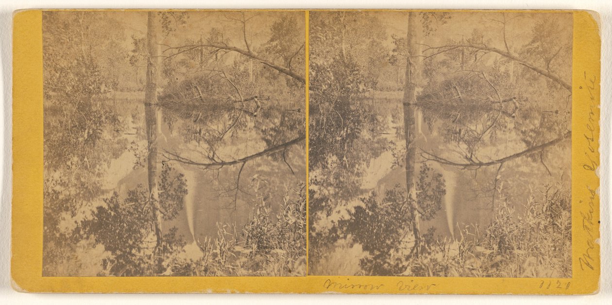 Mirror View, Yosemite Valley, Mariposa County, Cal. by Carleton Watkins