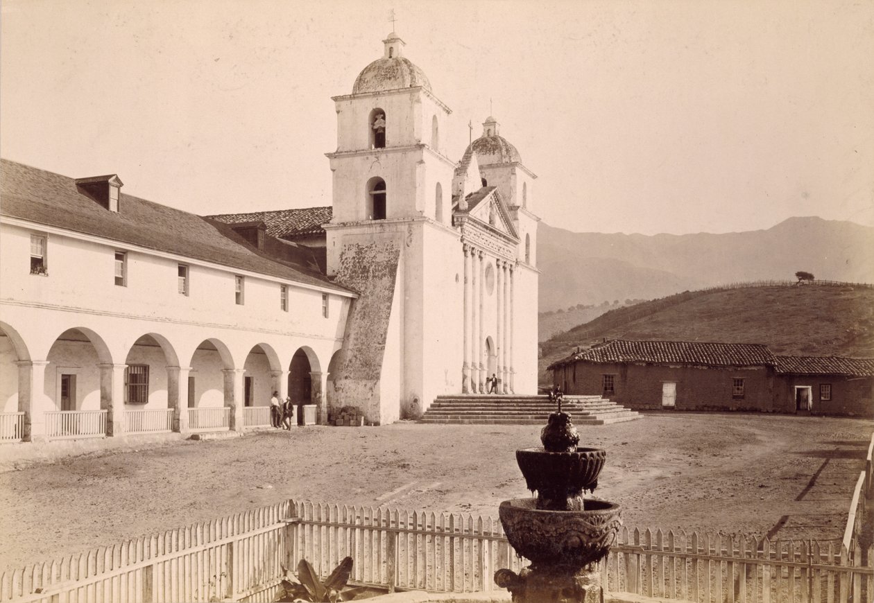 Mission, Santa Barbara by Carleton Watkins