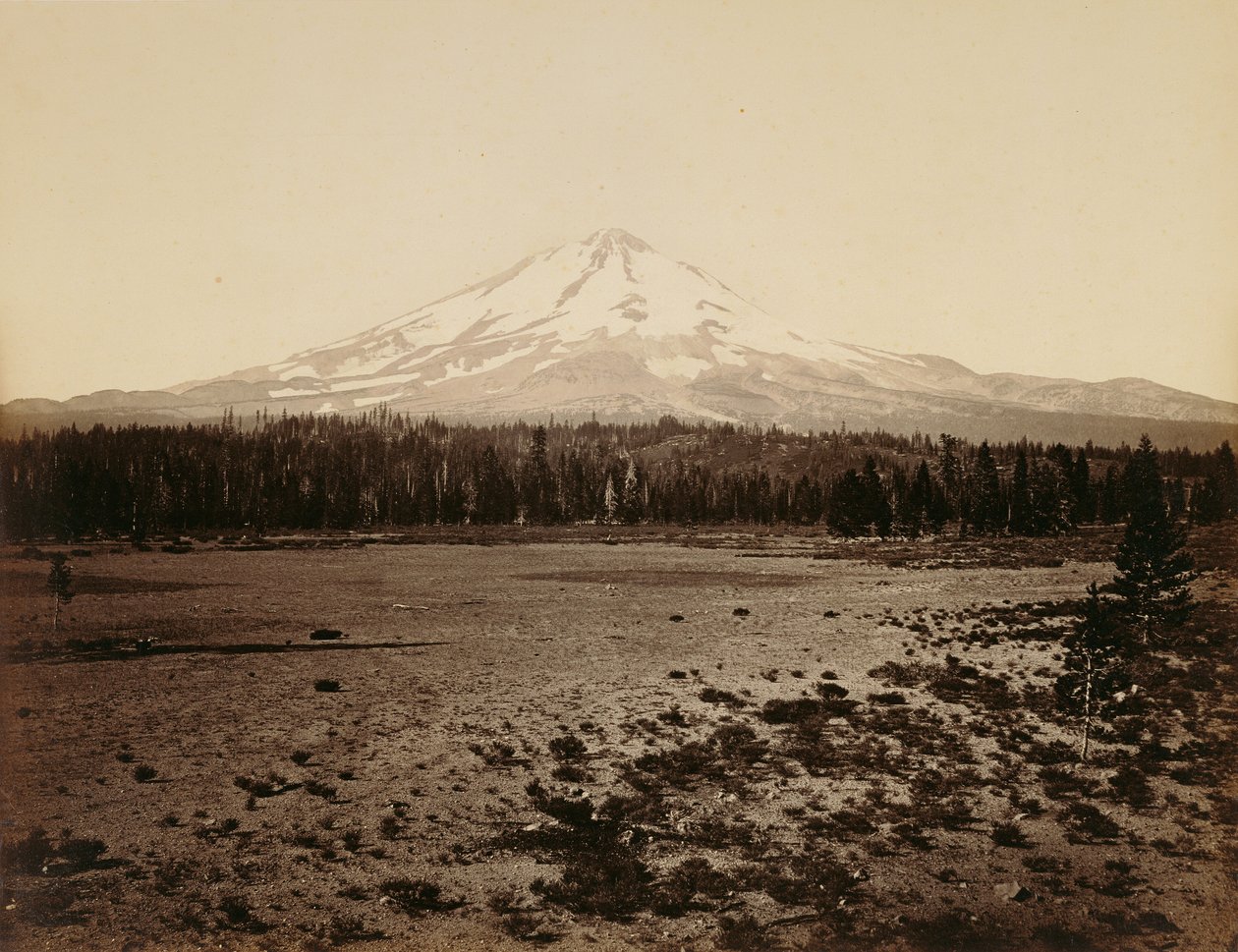 Mount Shasta from the North, California by Carleton Watkins