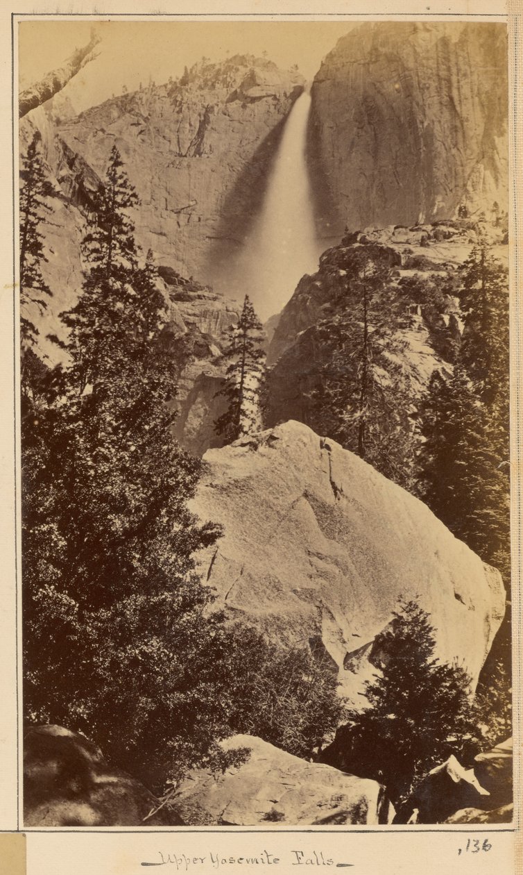 Upper Yosemite Falls by Carleton Watkins