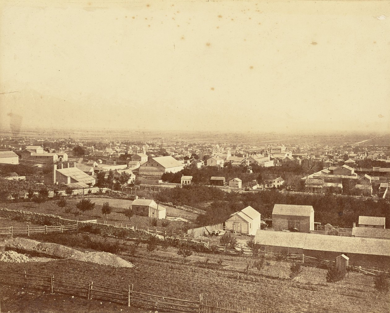 View of Salt Lake City, Utah by Carleton Watkins