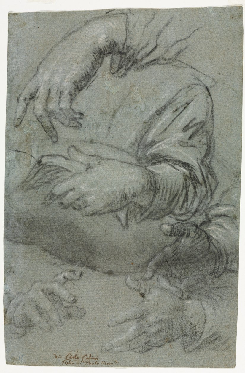 Studies of Hands (recto), Sketch of a Child