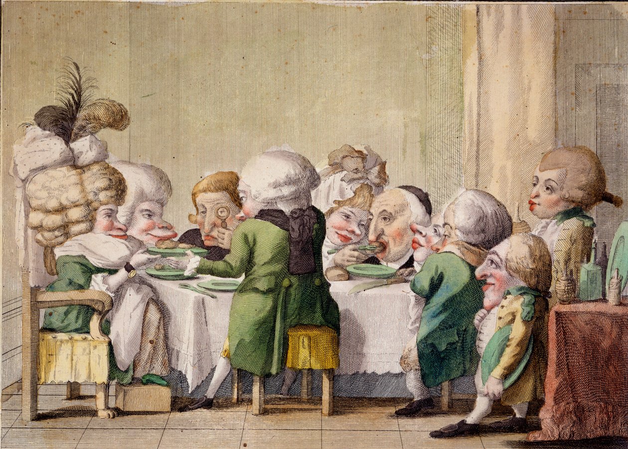 The Meal, c.1790 by Carlo Lasinio