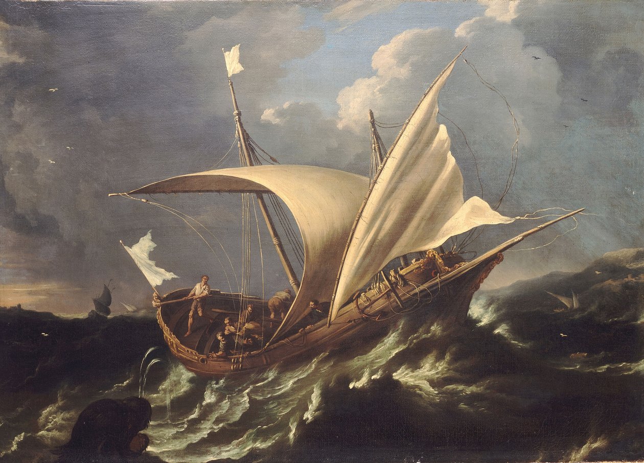 Jonah and the Whale, mid 17th century by Carlo Antonio Tavella