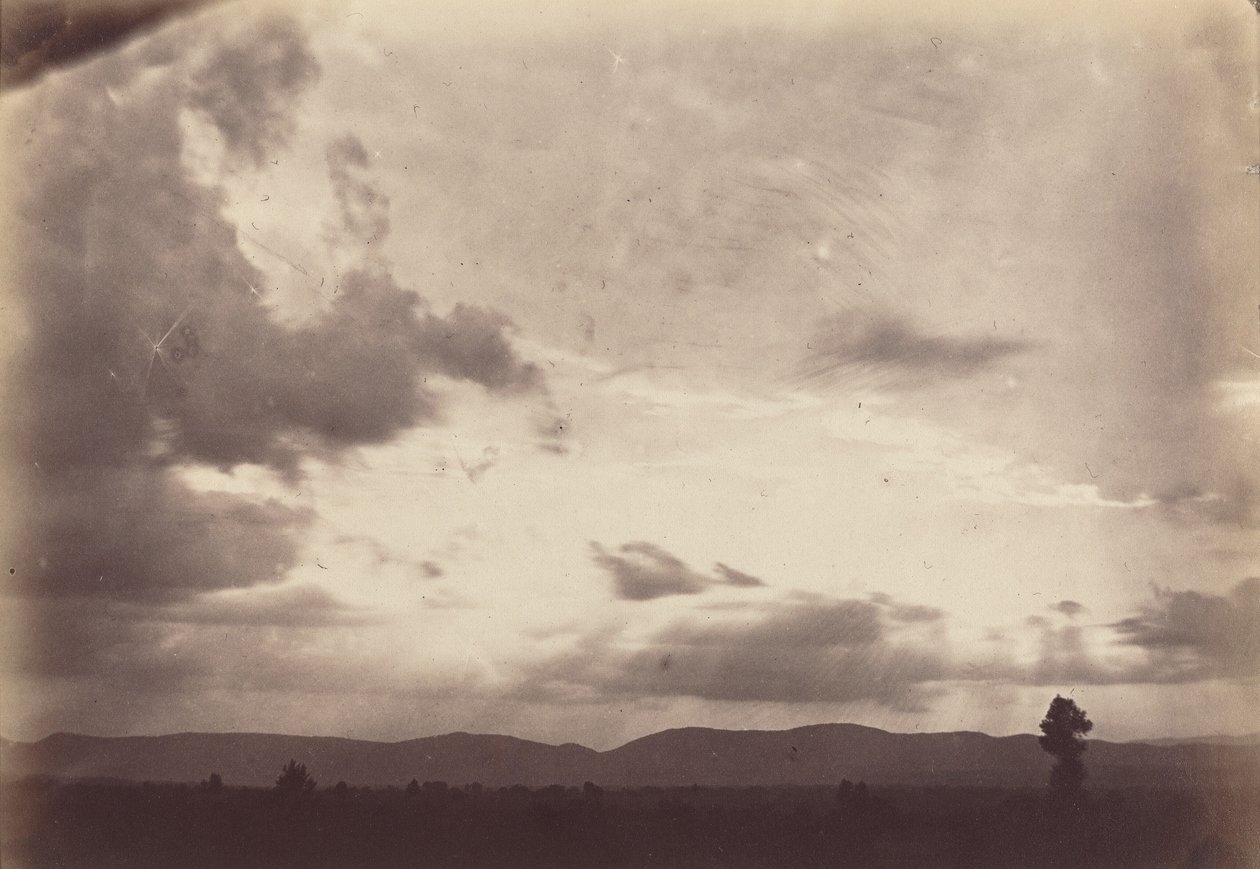 Cloud Study, Roman Campagna, c. 1860 by Carlo Baldassare Simelli