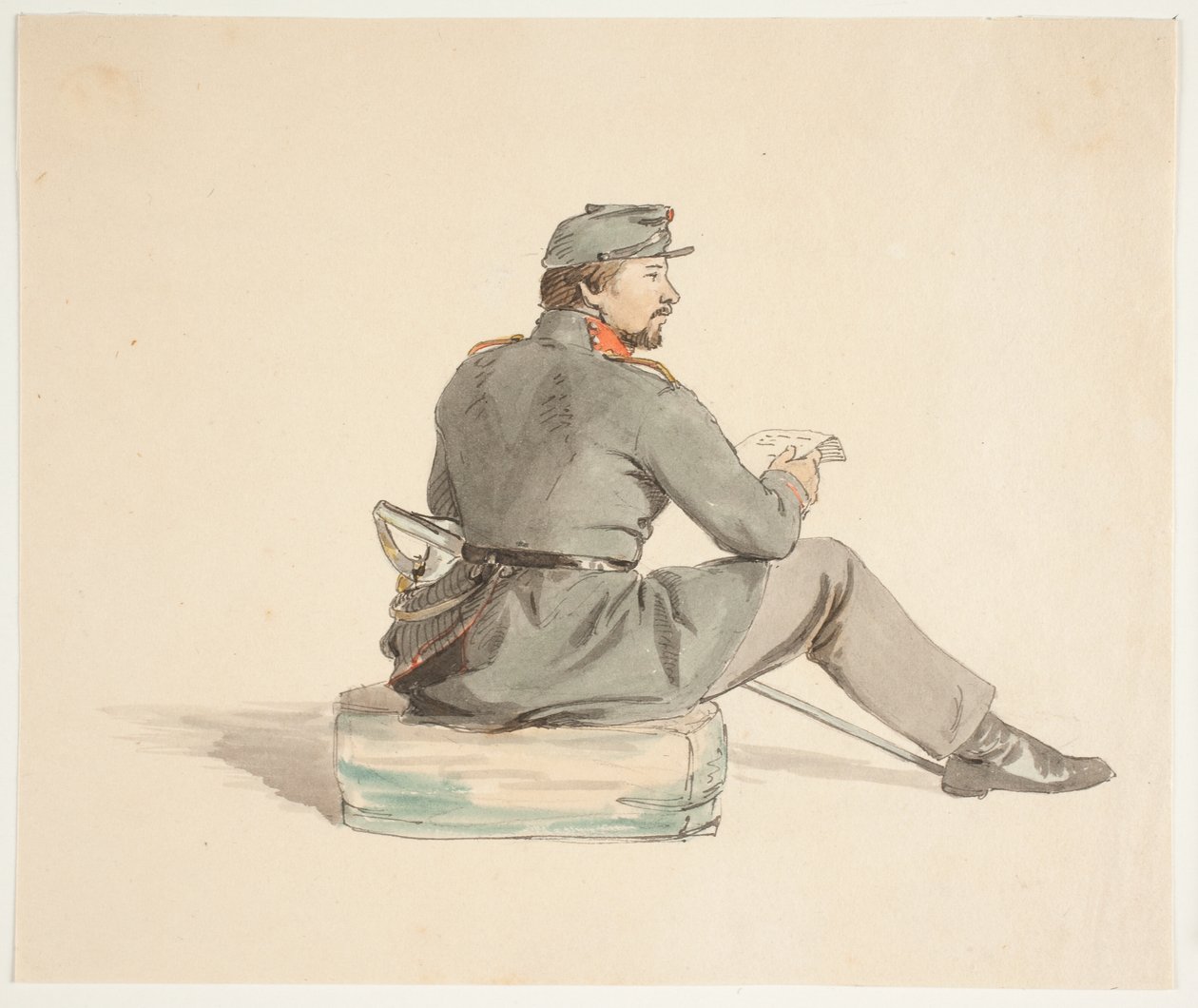 Reading Soldier by Carlo Dalgas