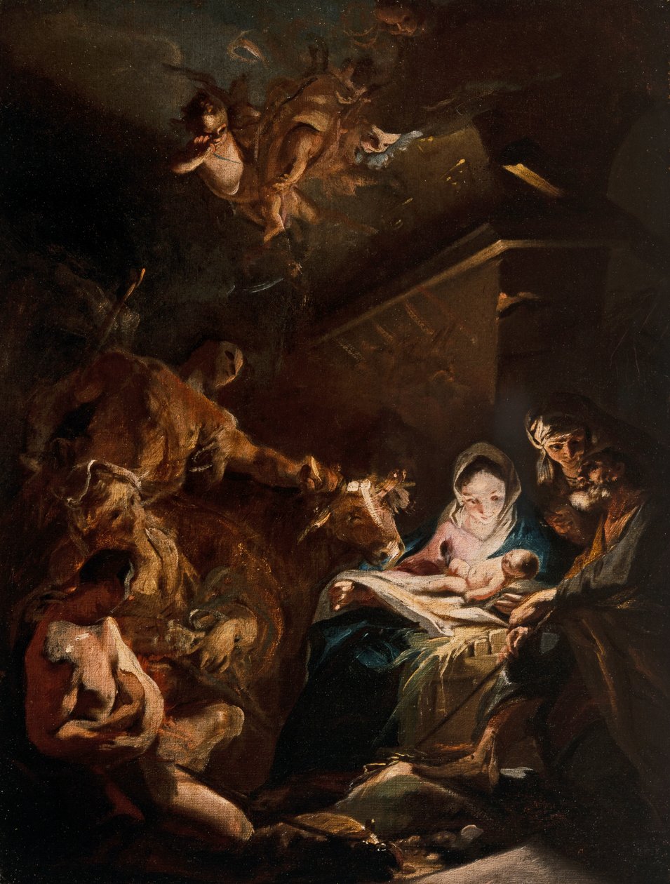 The Adoration of the Shepherds by Carlo Innocenzo Carlone