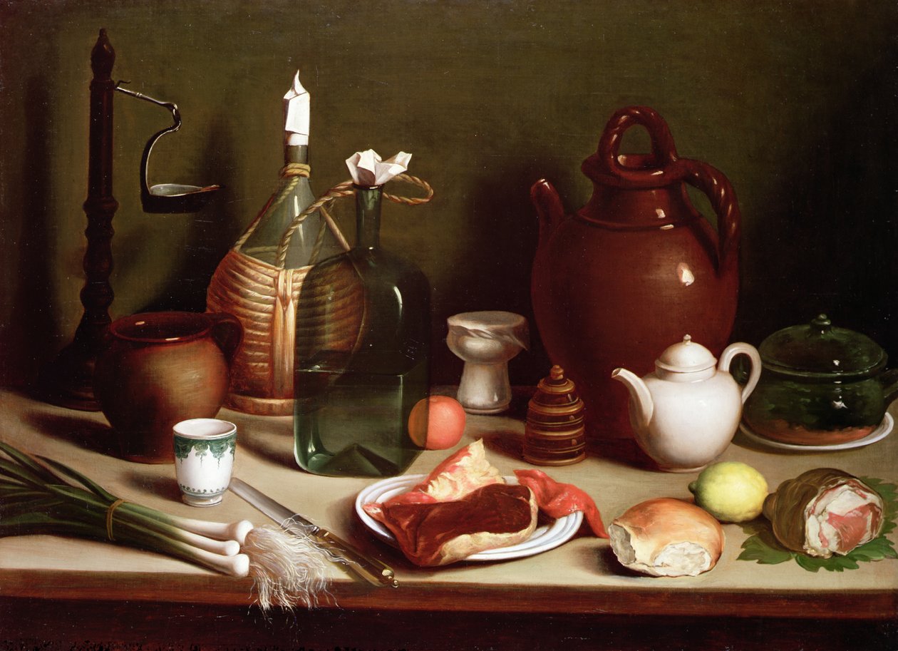 A Still Life by Carlo Magini: Premium art reproduction