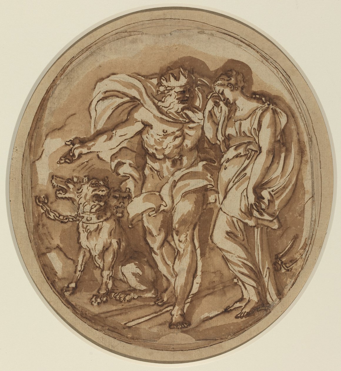 Pluto Bringing Proserpine to the Gates of Hell by Carlo Maratta