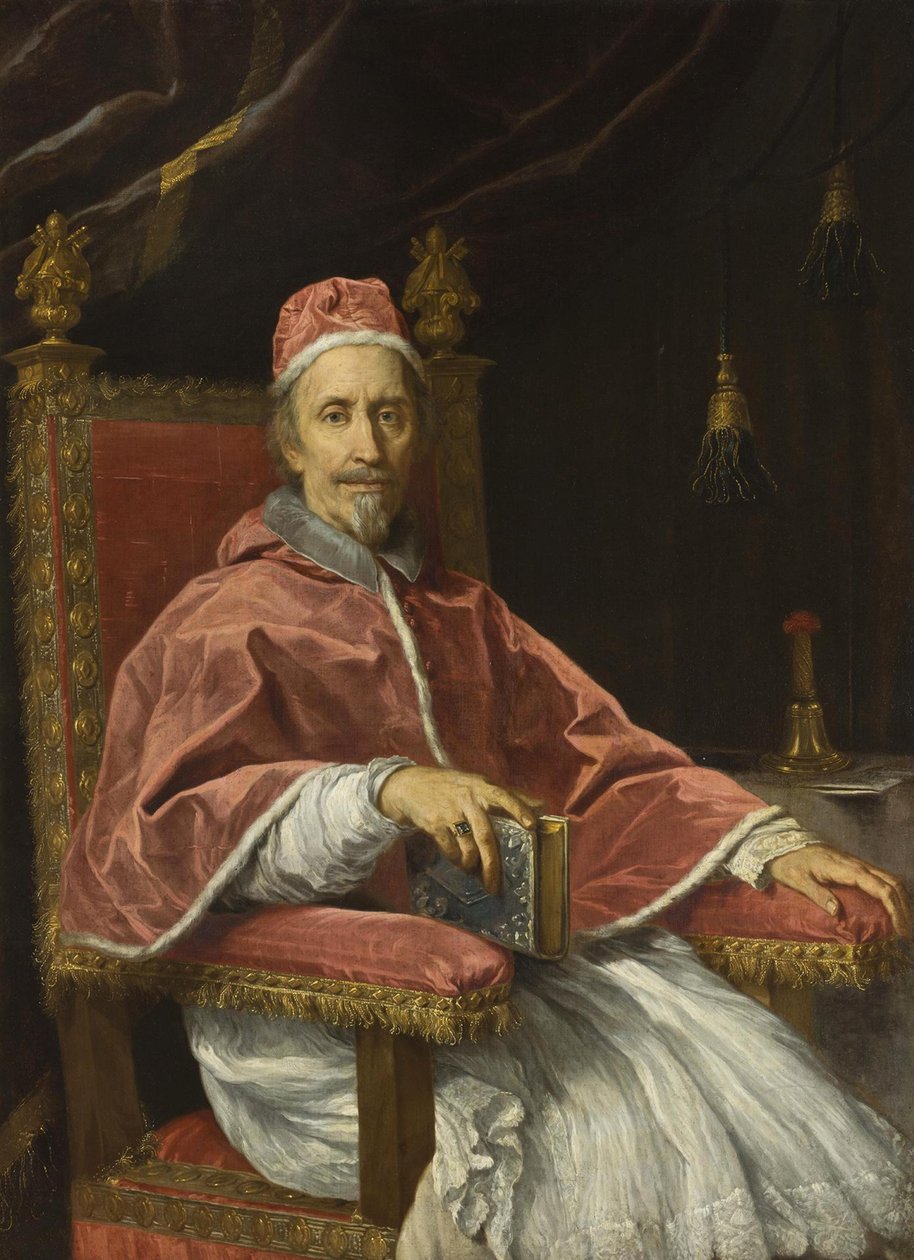 Portrait of Pope Clement IX (1600-1669) by Carlo Maratta