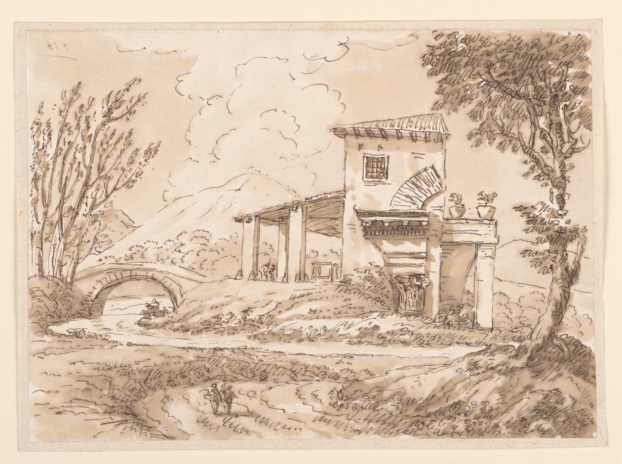 Landscape with Villa, 1750–60 by Carlo Marchionni