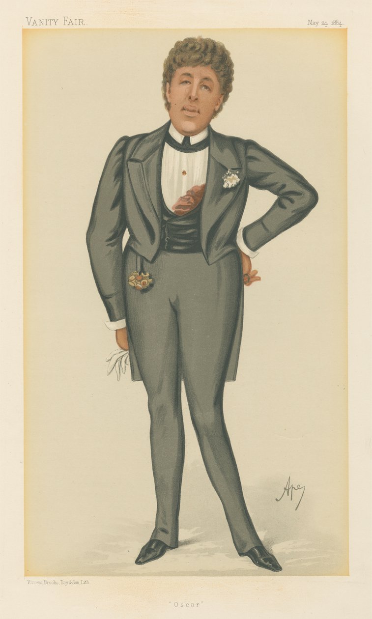 Oscar, Oscar Wilde (Vanity Fair series) by Carlo Pellegrini