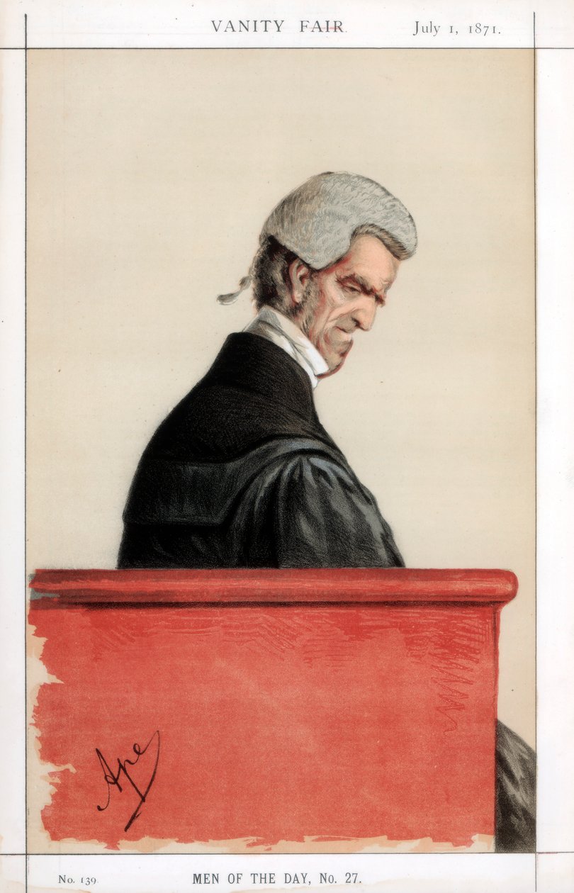 Sir John George Shaw-Lefevre, British barrister, politician and civil servant, 1871 by Carlo Pellegrini