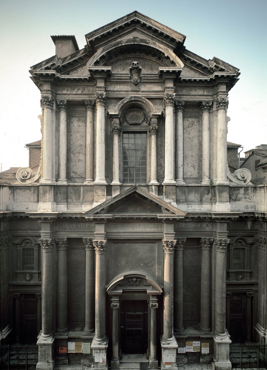 Facade of the Church by Carlo Rainaldi