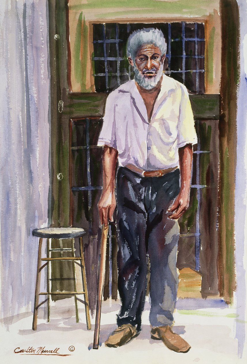 Dignified Elder, 1991 by Carlton Murrell: Fine art print