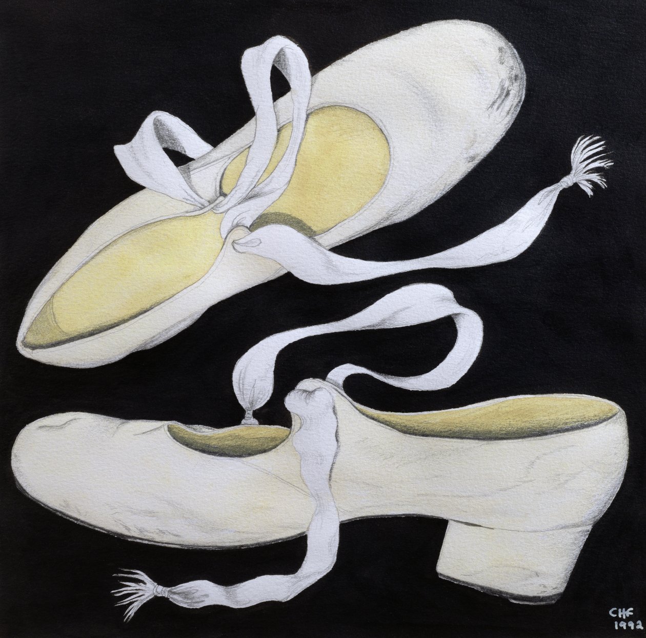 Old Tap Dancing Shoes, 1992 by Carolyn Hubbard Ford