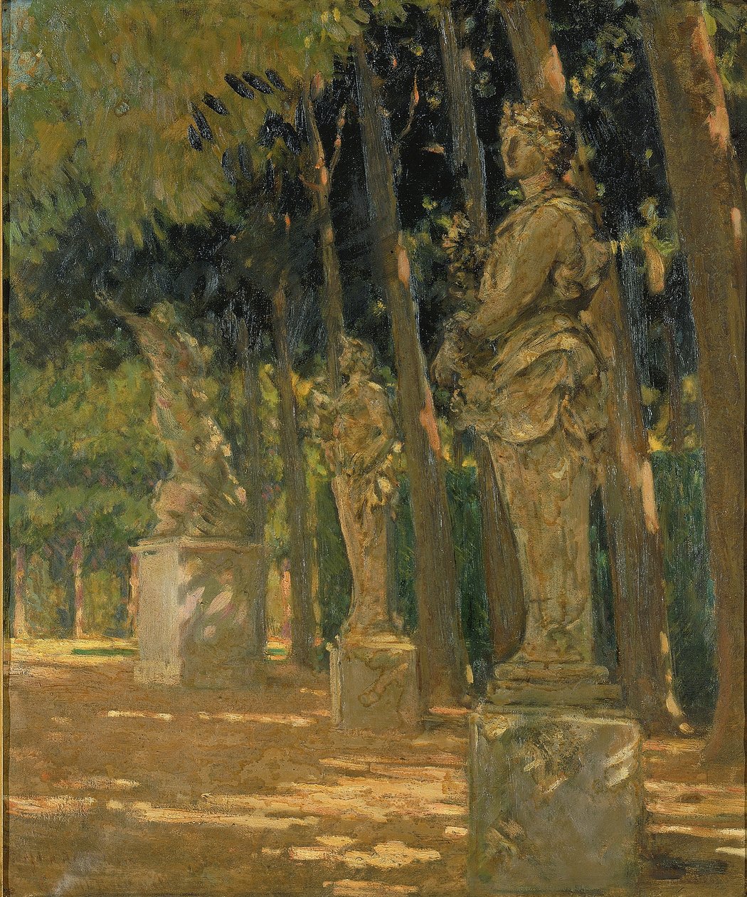 Crossroads at the End of the Green Carpet, Versailles by Carroll Beckwith