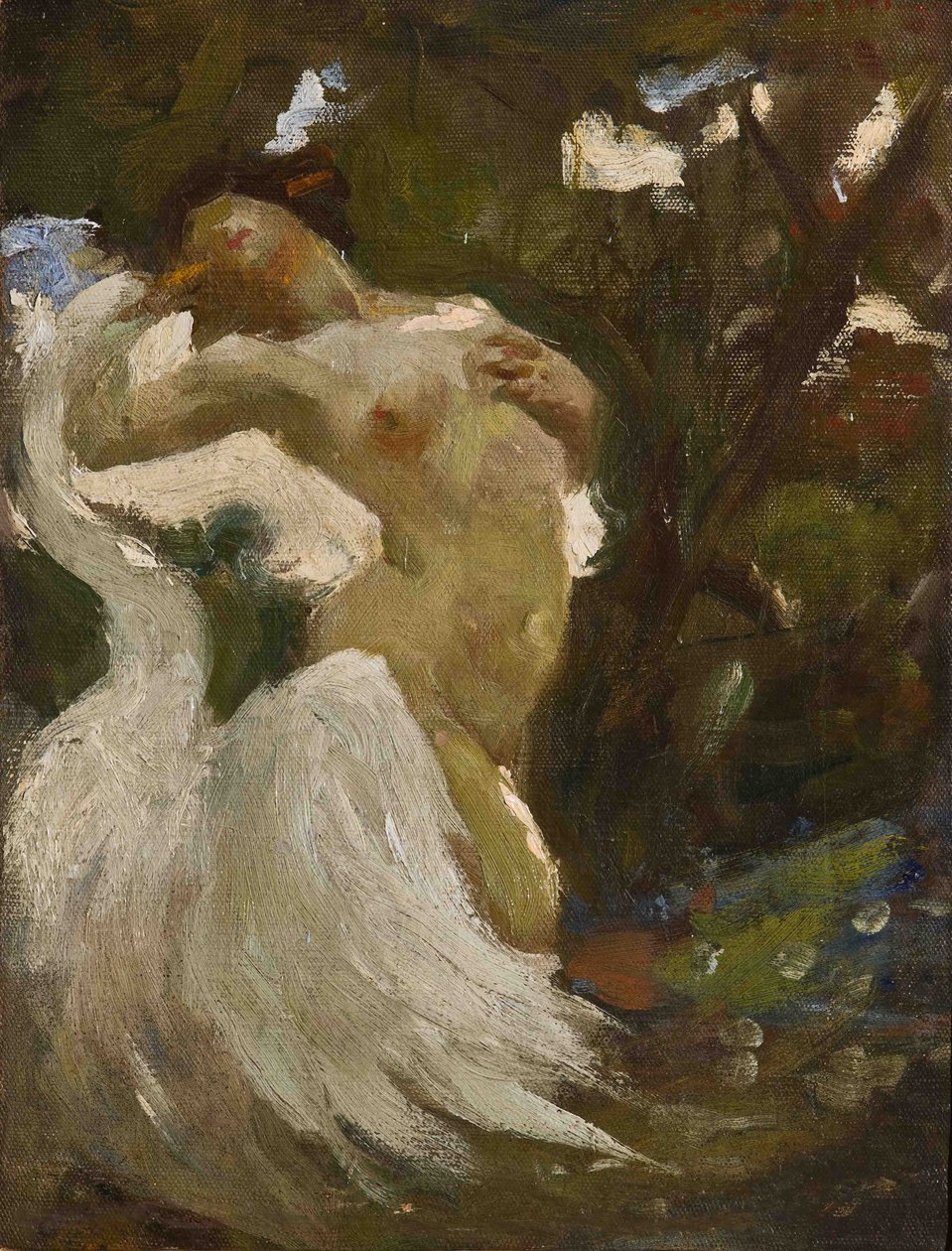 Leda and the Swan by Casimiro Jodi