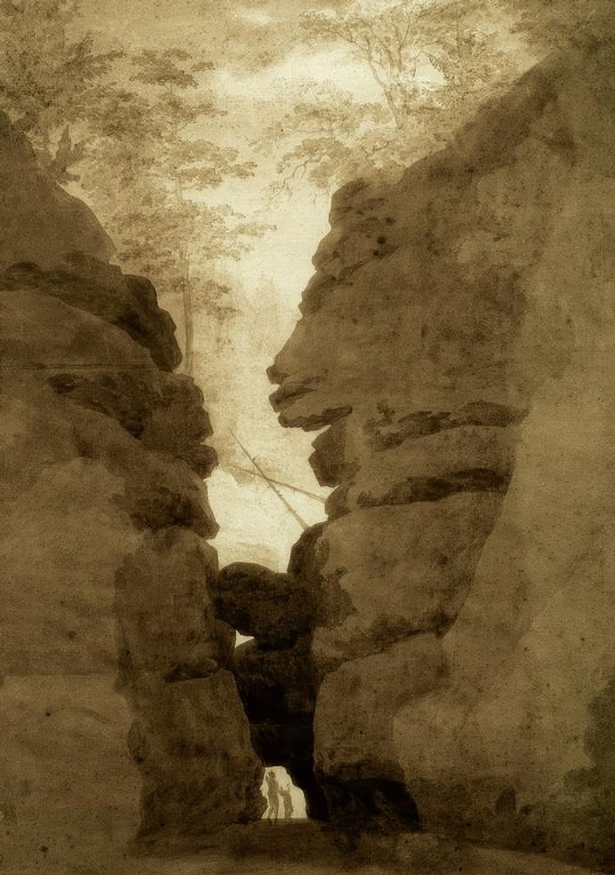 Rock Gate in Uttewalder Grund by Caspar David Friedrich