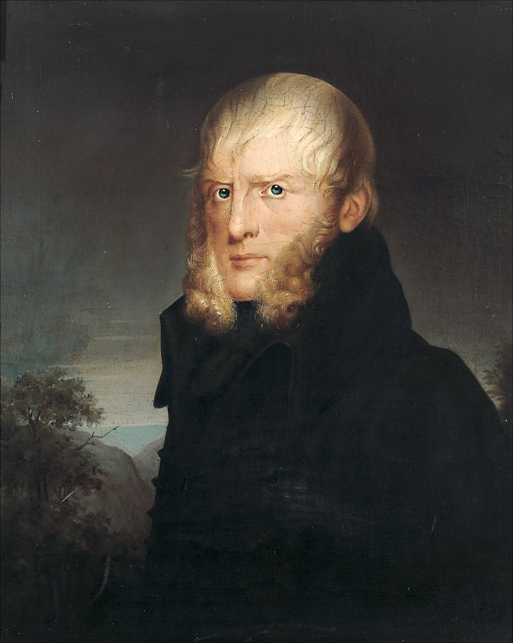 Portrait of Caspar David Friedrich by Caspar David Friedrich