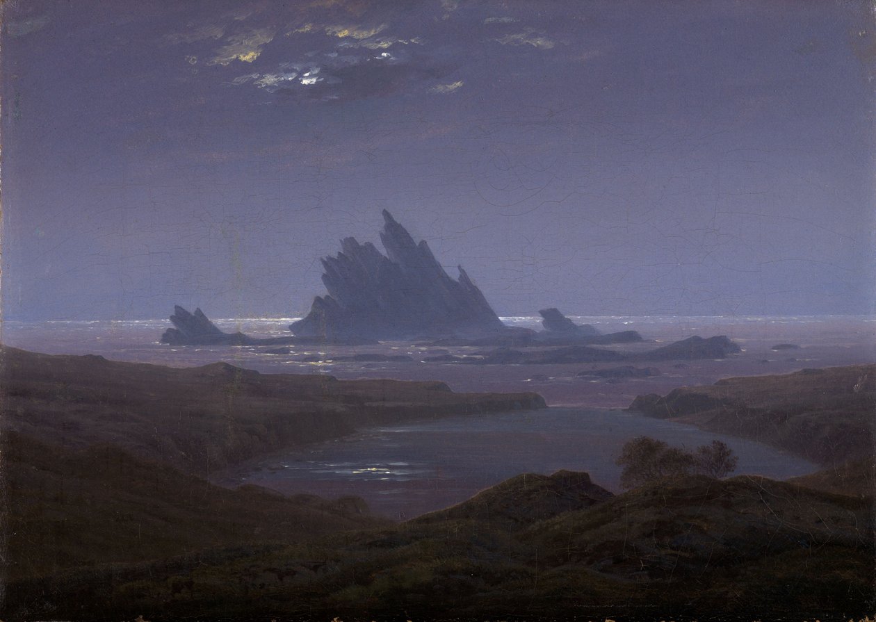 Rock Reef on the Seashore by Caspar David Friedrich