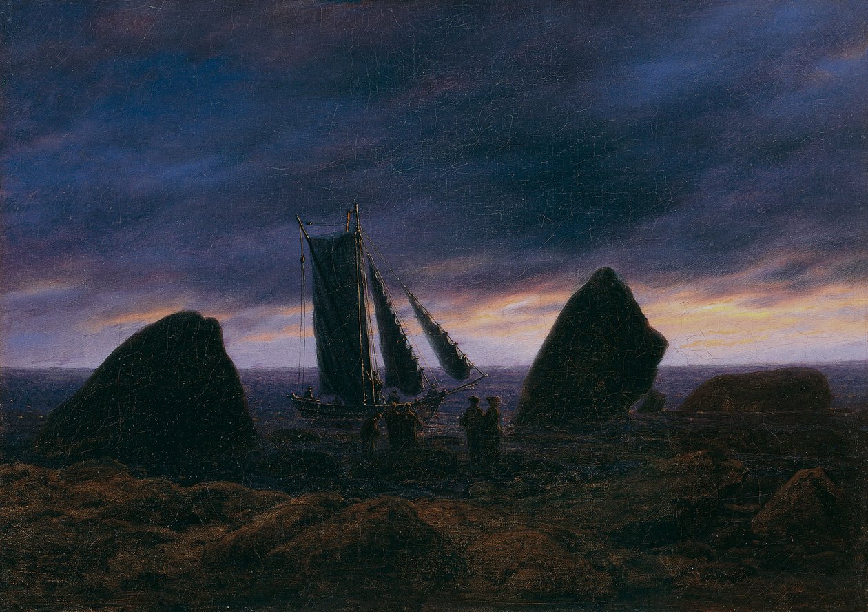 Fishing Boat by the Baltic Sea by Caspar David Friedrich