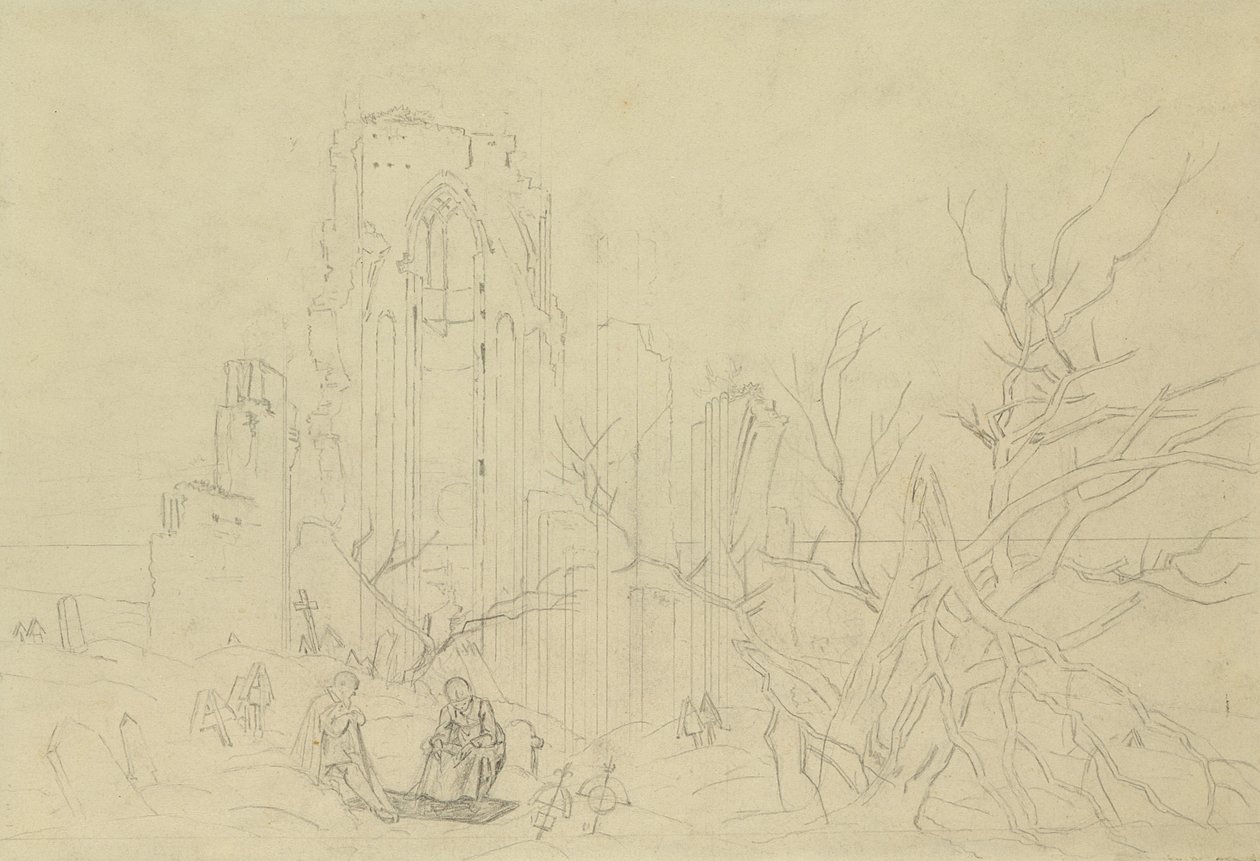 Study for Winter by Caspar David Friedrich