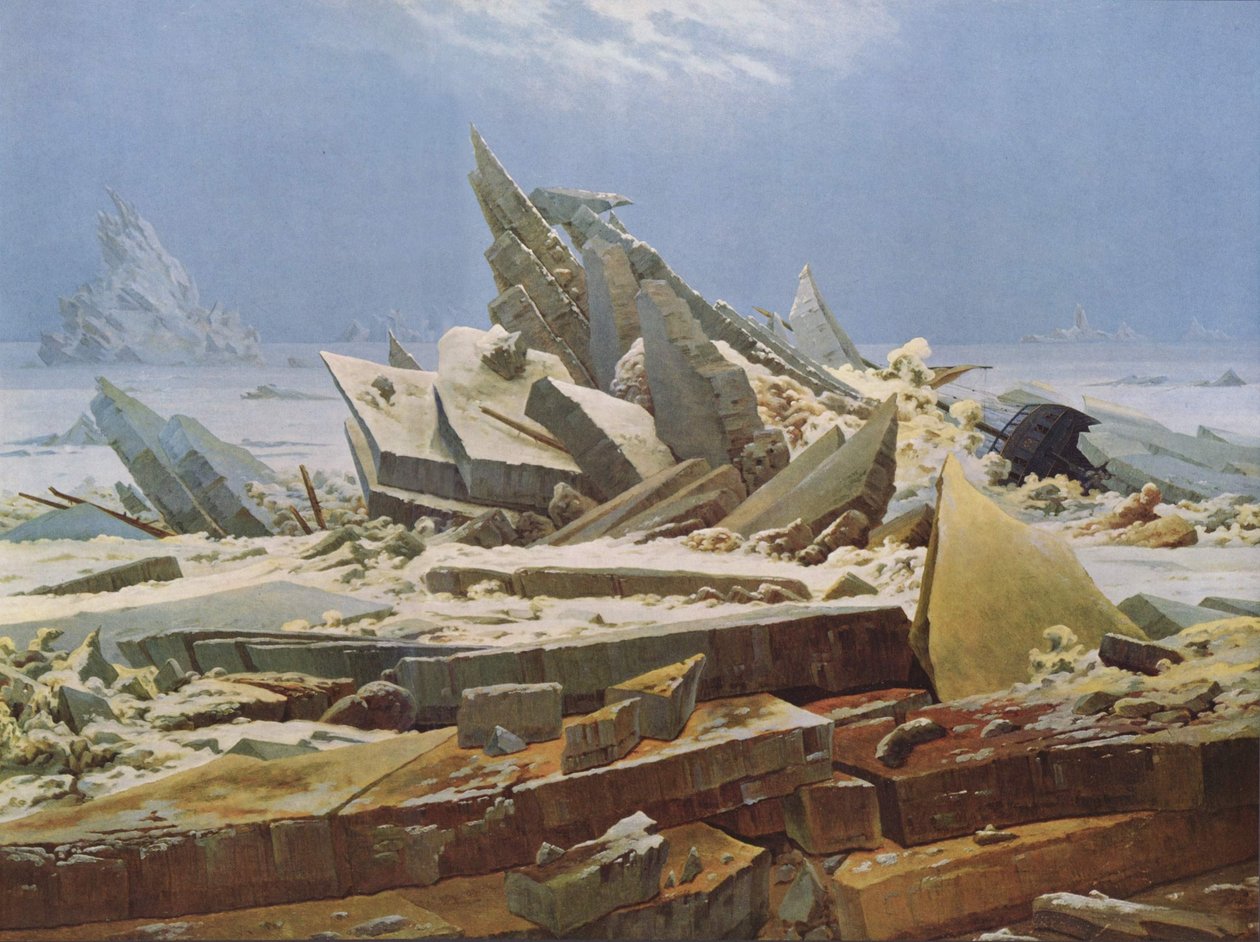 The Sea of Ice (The Wreck of Hope) by Caspar David Friedrich