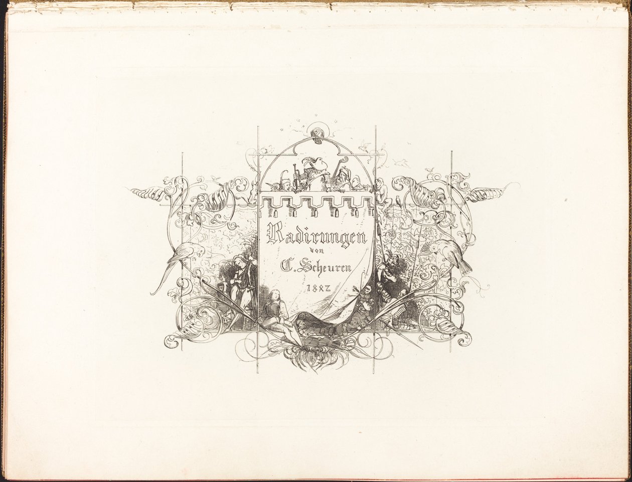 Radirungen by Caspar Johann Nepomuk Scheuren
