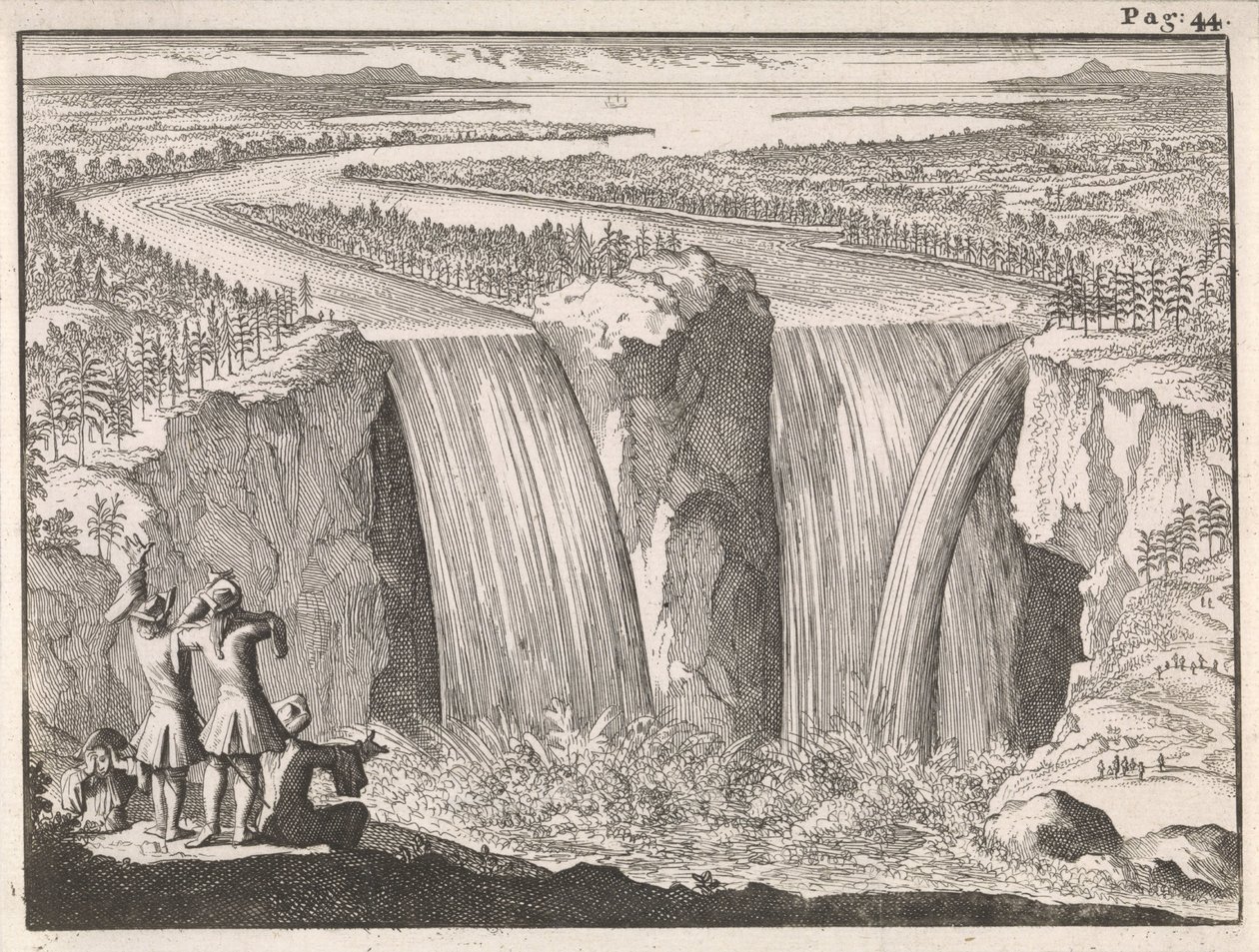 Niagara Falls by Caspar Luyken