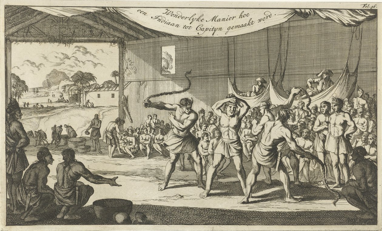 Rite of Passage Among Indigenous People of South America by Caspar Luyken