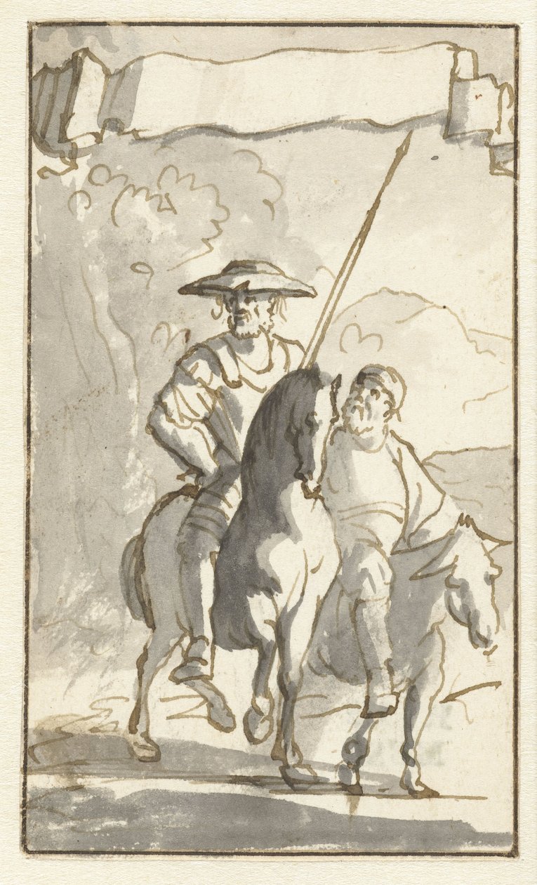 Title Page of Don Quixote Designs for the Fifth Part of Histoire de l