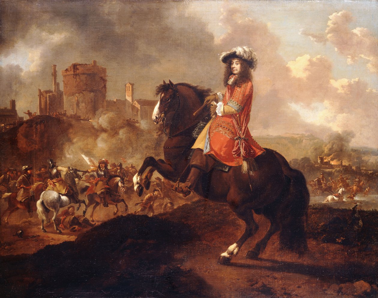Portrait of a Nobleman, identified as James, Duke of Monmouth by Caspar Netscher