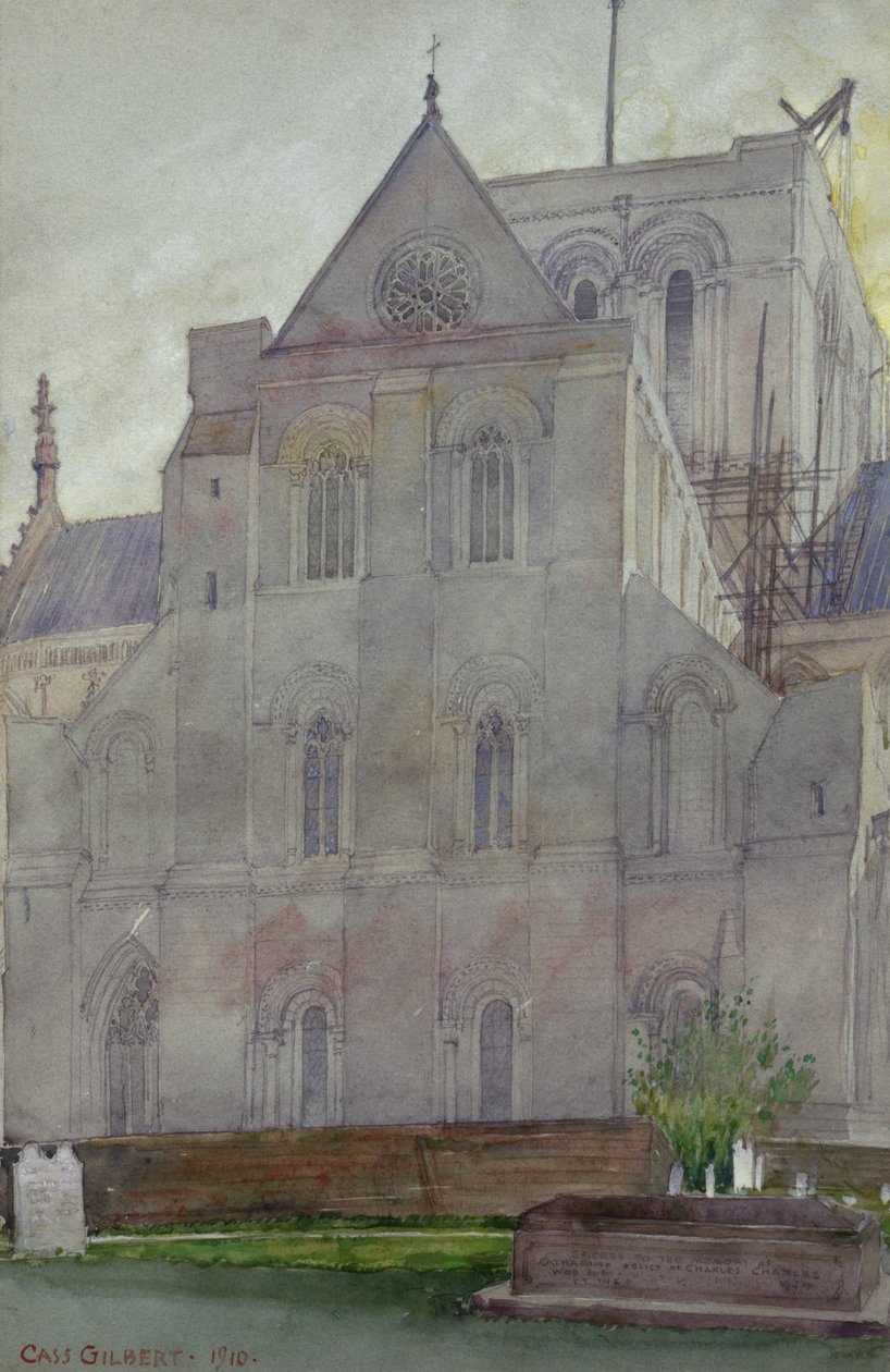 North Transept, Winchester Cathedral, England by Cass Gilbert